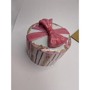 Ardleigh Elliott Always My Daughter Music Box Porcelain Gift Bow Floral 1999